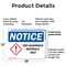 Signmission Non-Hazardous Materials Only OSHA Notice Sign, Plastic, 18in W x 12in L, 2PK OS-2PACK-NS-P-1218-L-15071 - alternate 8